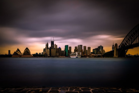 Sydney Opera House at sunset